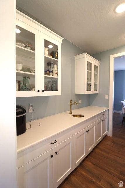 2577 W 5300 N Unit 11, Cedar City, UT 84721 - bar area with a sink and dark wood-type flooring