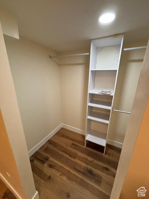 2577 W 5300 N Unit 11, Cedar City, UT 84721 - spacious closet featuring dark wood finished floors