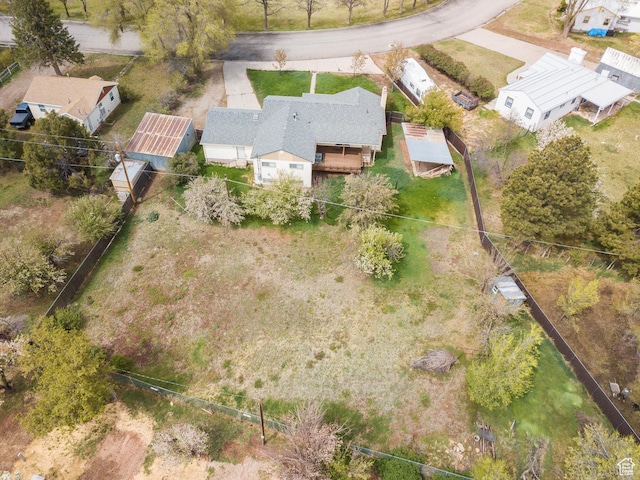 bird's eye view featuring a residential view