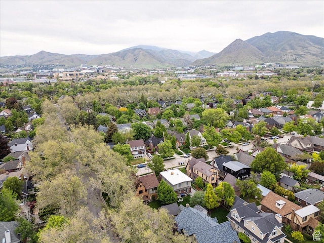 1704 E Herbert Ave, Salt Lake City, UT 84108 - birds eye view of property with a mountain view and a residential view