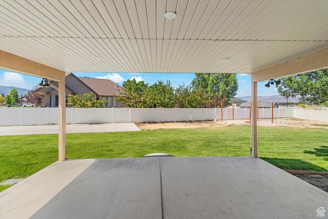 635 N 460 E, Ephraim, UT 84627 - view of patio with a fenced backyard