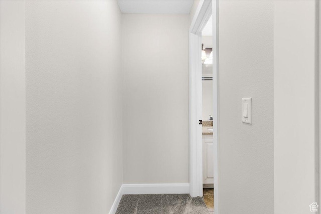 635 N 460 E, Ephraim, UT 84627 - hall with carpet flooring and baseboards