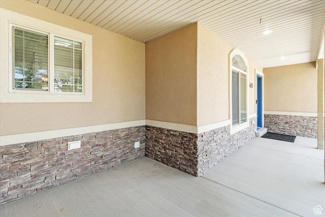 635 N 460 E, Ephraim, UT 84627 - doorway to property with stucco siding and stone siding