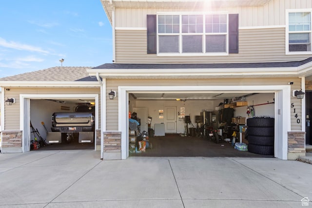 5140 S 3500 W, Roy, UT 84067 - garage featuring concrete driveway