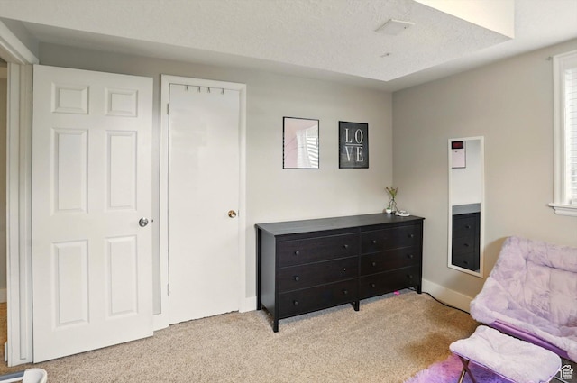 569 N 700 E, Mapleton, UT 84664 - sitting room with baseboards, a textured ceiling, and carpet