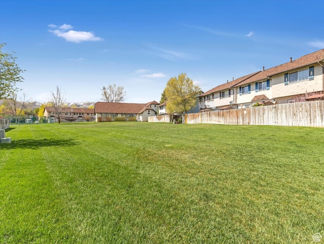 890 E Hamlet Cir N, Midway, UT 84049 - view of yard featuring fence and a residential view
