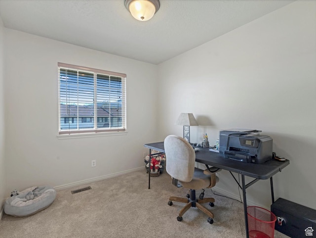 890 E Hamlet Cir N, Midway, UT 84049 - office area featuring carpet, visible vents, and baseboards