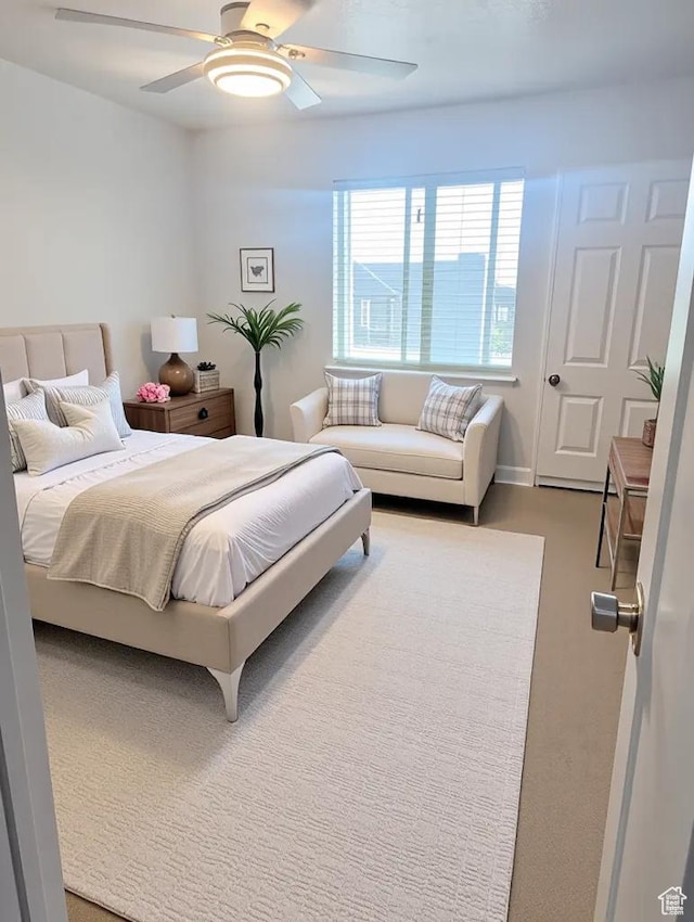 621 Shay Ln, Tooele, UT 84074 - bedroom featuring carpet flooring and ceiling fan