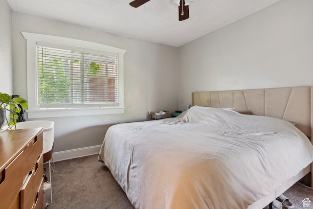 1923 S 600 E, Salt Lake City, UT 84105 - bedroom featuring baseboards, a ceiling fan, and carpet