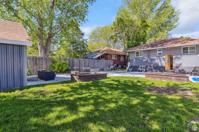 1923 S 600 E, Salt Lake City, UT 84105 - view of yard with a patio and fence