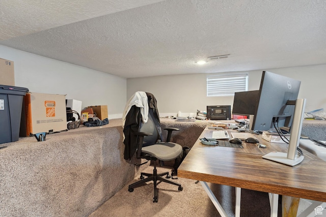 1923 S 600 E, Salt Lake City, UT 84105 - office space with carpet, a textured ceiling, and visible vents
