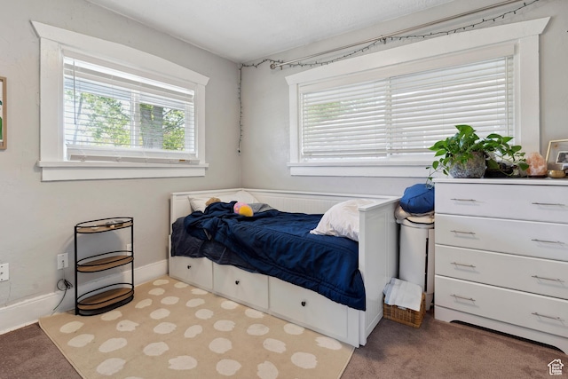 1923 S 600 E, Salt Lake City, UT 84105 - carpeted bedroom featuring multiple windows and baseboards