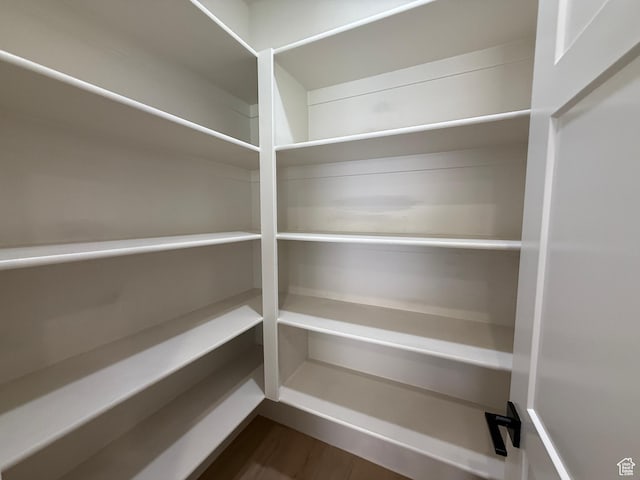 view of storage area