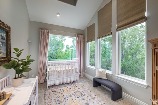 680 S Davis Blvd, Bountiful, UT 84010 - interior space with lofted ceiling and baseboards