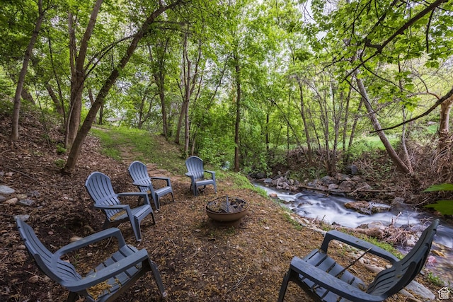 680 S Davis Blvd, Bountiful, UT 84010 - view of yard featuring a wooded view