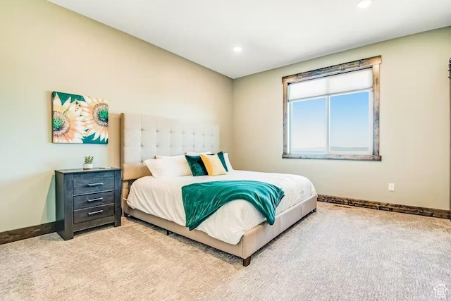 2869 S Chukar Dr Unit 63, Garden City, UT 84028 - bedroom featuring carpet flooring, baseboards, and recessed lighting