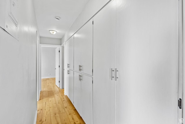 777 E S Temple S Unit 11B, Salt Lake City, UT 84102 - hall with light wood-type flooring