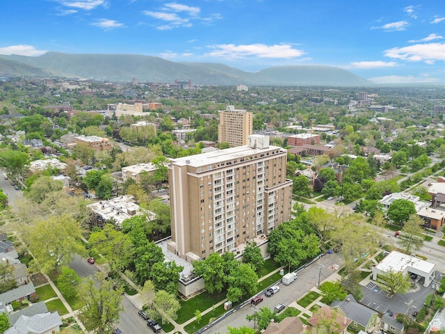 777 E S Temple S Unit 11B, Salt Lake City, UT 84102 - birds eye view of property with a mountain view and a view of city