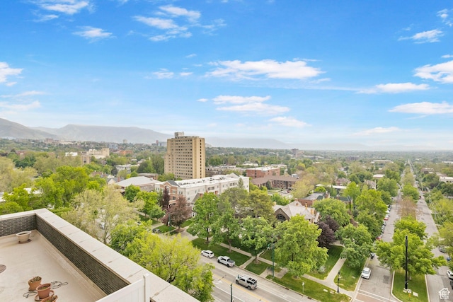 777 E S Temple S Unit 11B, Salt Lake City, UT 84102 - bird's eye view with a city view and a mountain view