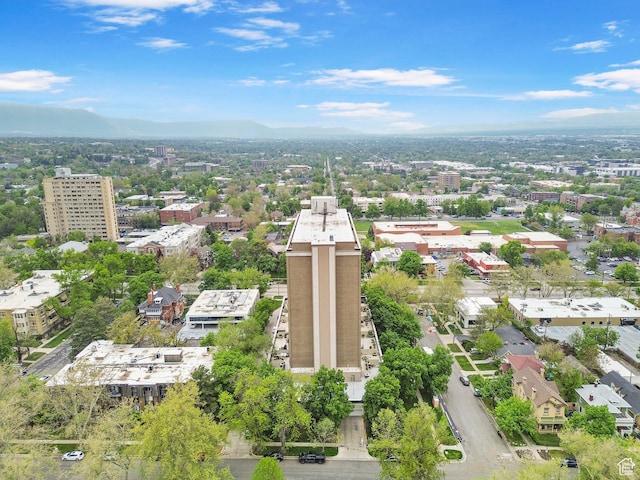 777 E S Temple S Unit 11B, Salt Lake City, UT 84102 - drone / aerial view featuring a view of city and a mountain view