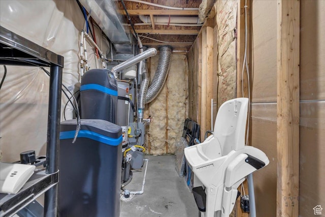 8072 N Rock Creek Cove Ln, Eagle Mountain, UT 84005 - storage with secured water heater