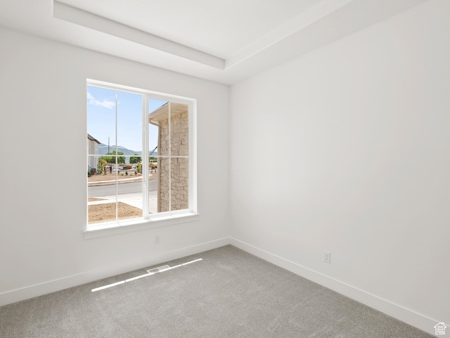 1336 W 800 S Unit 22, Spanish Fork, UT 84660 - carpeted empty room featuring baseboards and a raised ceiling