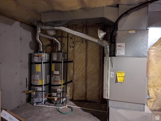 565 E Platt Ln Unit 1, Mona, UT 84645 - utilities featuring water heater and heating unit