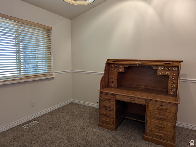 565 E Platt Ln Unit 1, Mona, UT 84645 - unfurnished office with carpet, baseboards, and visible vents