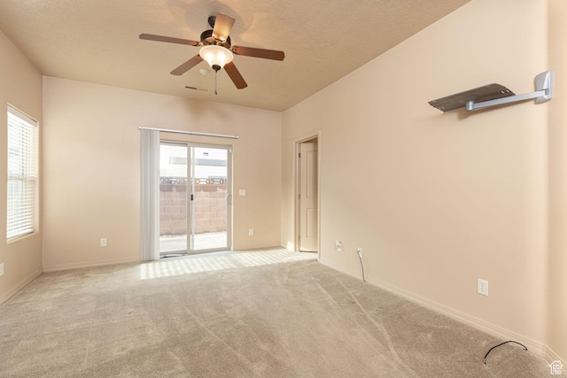 396 W 1500 N, Enoch, UT 84721 - unfurnished room featuring ceiling fan, carpet flooring, and plenty of natural light