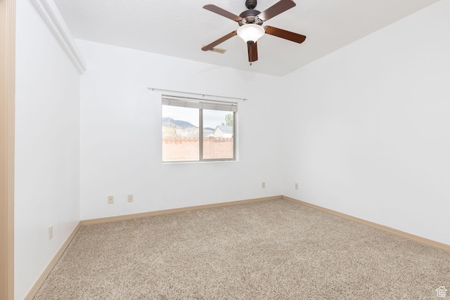 396 W 1500 N, Enoch, UT 84721 - carpeted empty room featuring baseboards and a ceiling fan