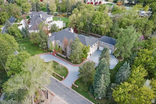 2428 E Field Rose Dr, Holladay, UT 84121 - aerial view featuring a residential view