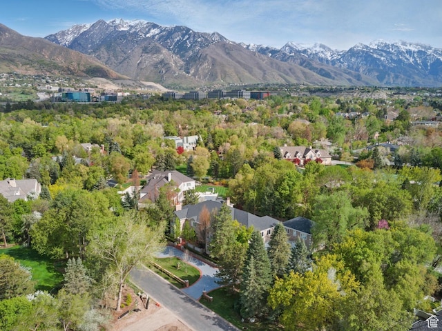 2428 E Field Rose Dr, Holladay, UT 84121 - birds eye view of property featuring a mountain view