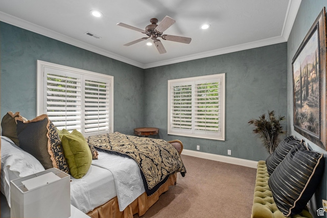 2428 E Field Rose Dr, Holladay, UT 84121 - carpeted bedroom with multiple windows, recessed lighting, and visible vents