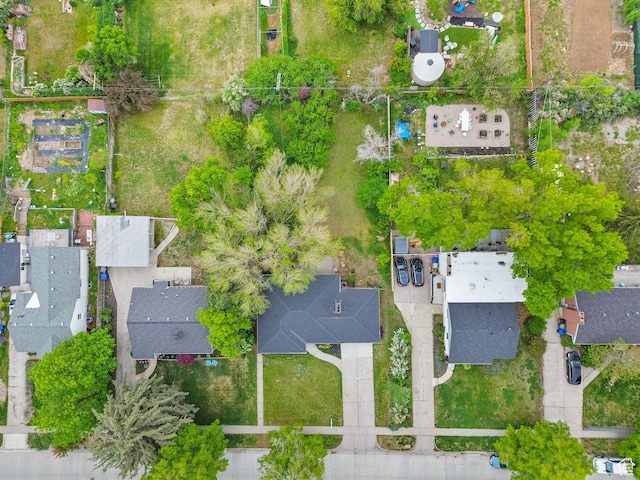 bird's eye view featuring a residential view