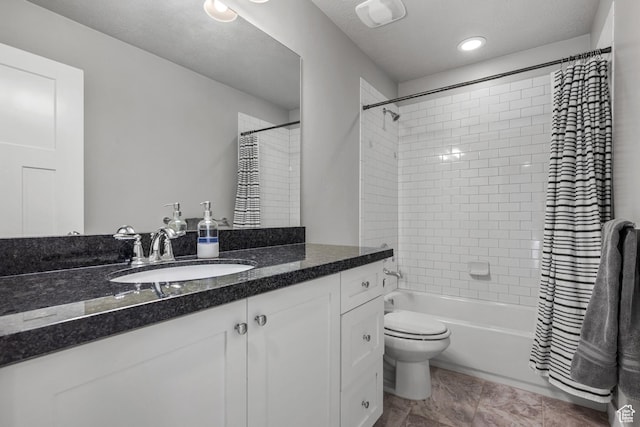 4455 W Glendon Dr, Lehi, UT 84043 - full bath with toilet, vanity, and shower / bath combo with shower curtain