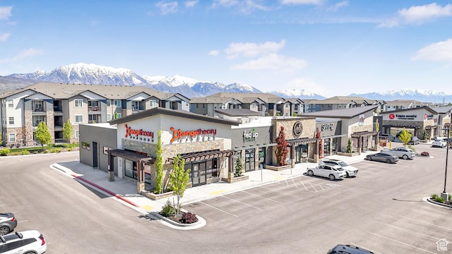 view of property with a mountain view