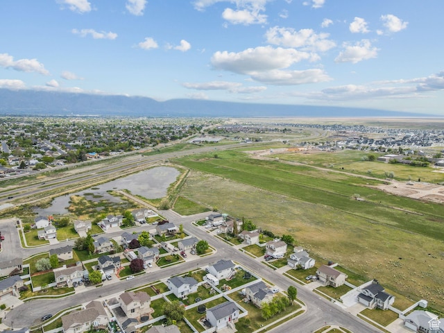 bird's eye view featuring a residential view