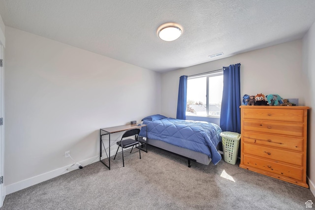 2882 S Allison Way W, Syracuse, UT 84075 - bedroom featuring carpet floors, a textured ceiling, and baseboards