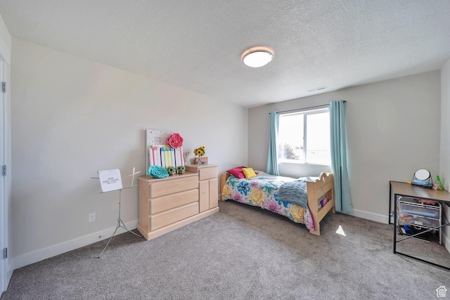 2882 S Allison Way W, Syracuse, UT 84075 - bedroom featuring carpet flooring, a textured ceiling, and baseboards