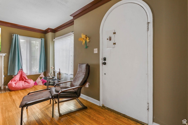 173 W 300 N, Bountiful, UT 84010 - foyer with arched walkways, wood finished floors, and baseboards