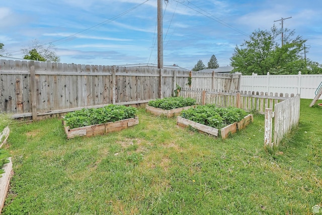173 W 300 N, Bountiful, UT 84010 - view of yard with a vegetable garden