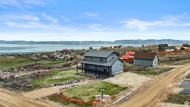 1504 N Sculpin Loop, Garden City, UT 84028 - bird's eye view featuring a water and mountain view
