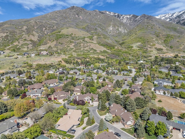4760 S Meadow Creek Ln E, Ogden, UT 84403 - aerial overview of property's location featuring a mountain backdrop