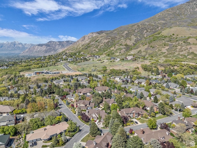 4760 S Meadow Creek Ln E, Ogden, UT 84403 - aerial overview of property's location featuring mountains and nearby suburban area