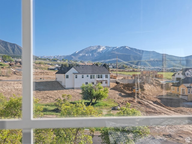 view of mountain backdrop
