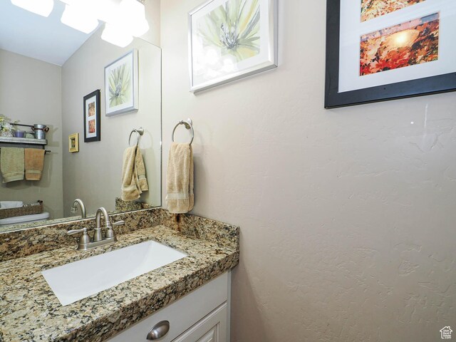 7503 S Bridge Maple Ln, West Jordan, UT 84081 - half bathroom featuring vanity