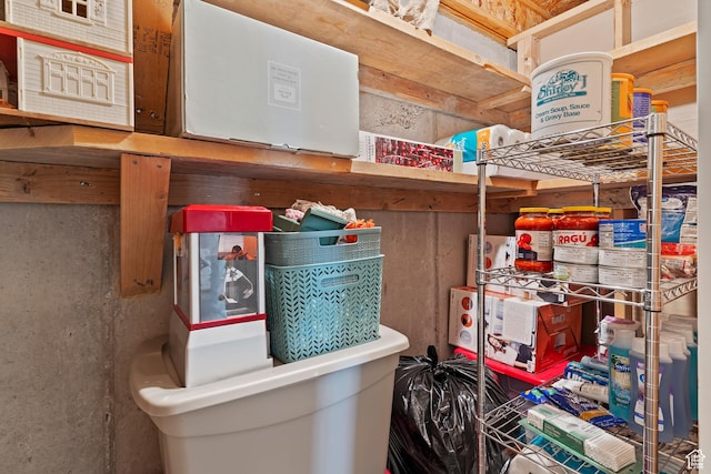 view of storage
