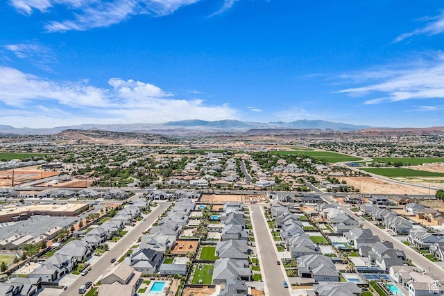762 E Arina Way, Washington, UT 84780 - aerial view of residential area featuring a mountainous background