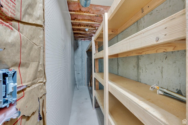view of storage