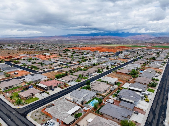 2883 S 3640 W, Hurricane, UT 84737 - aerial view of residential area with mountains